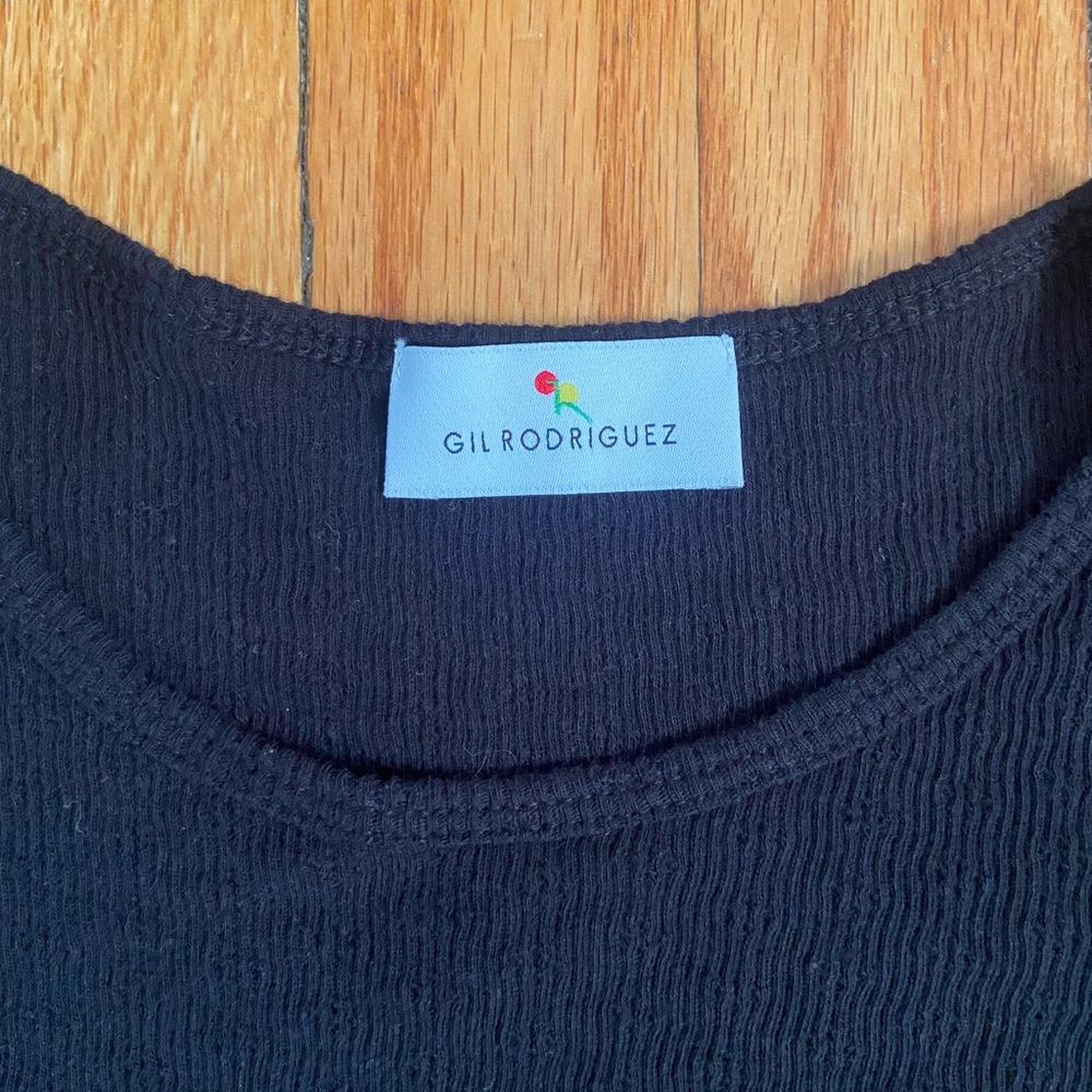 Gil Rodriguez Pointelle Tee - Picture 3 of 4